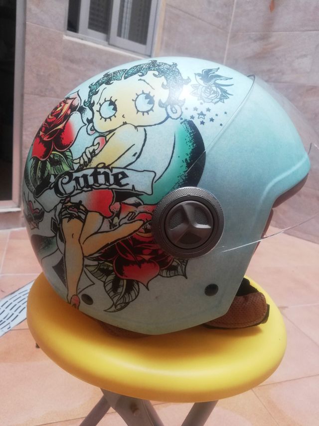 Casco Moto mujer NZI Zeta Cutie Betty Boop