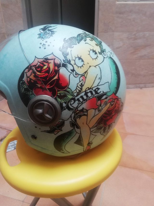 Casco Moto mujer NZI Zeta Cutie Betty Boop