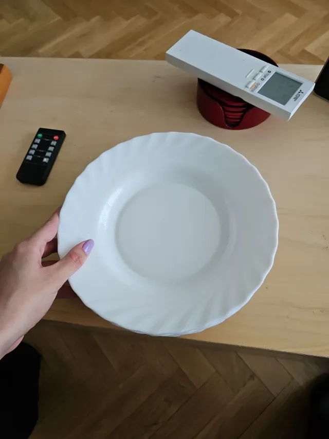 6 Platos Hondos Porcelana Blancos