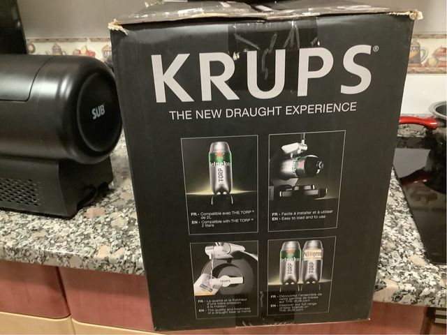 Dispensador Cerveza Krups Negro