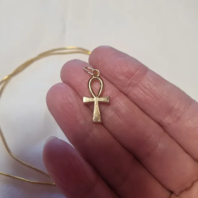 Cruz Egipcia de la vida con cadena