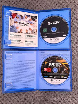 PS5 Slim con mando morado y juegos