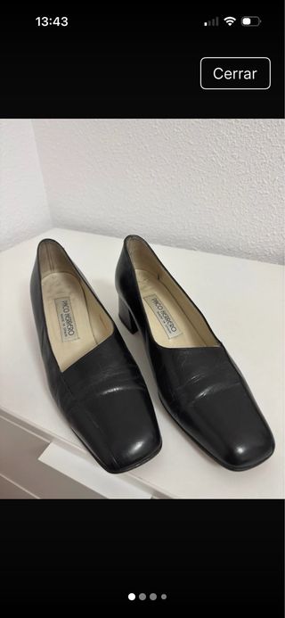 Zapatos de piel Paco Herrero negros