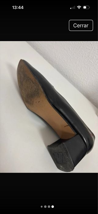 Zapatos de piel Paco Herrero negros