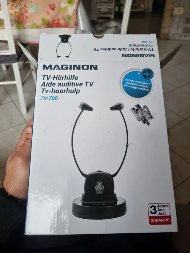 MAGINON TV-700 Cuffie Wireless Nere