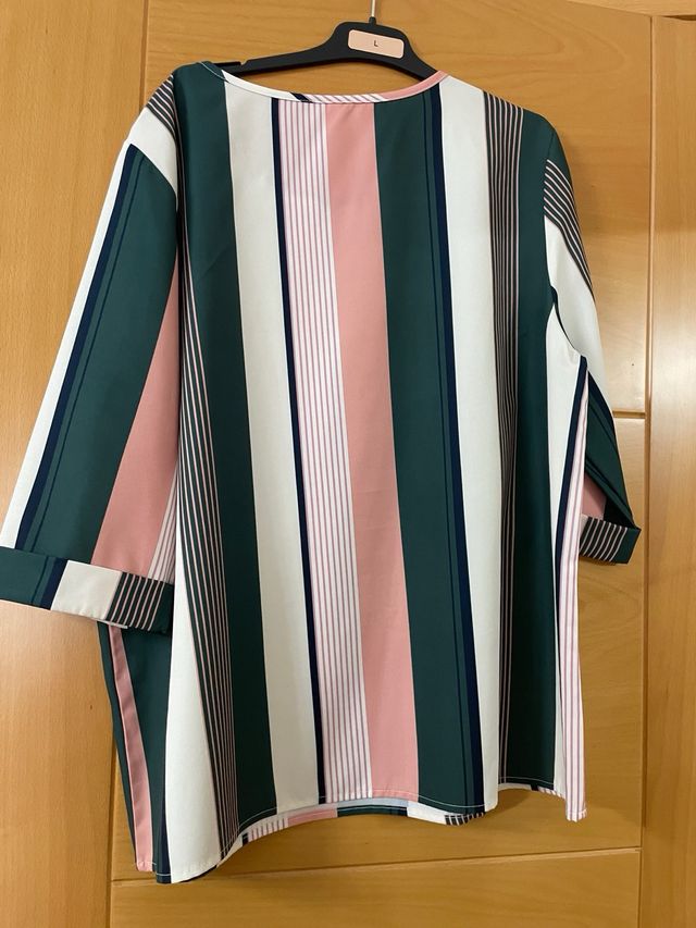 Camisa de señora con rayas