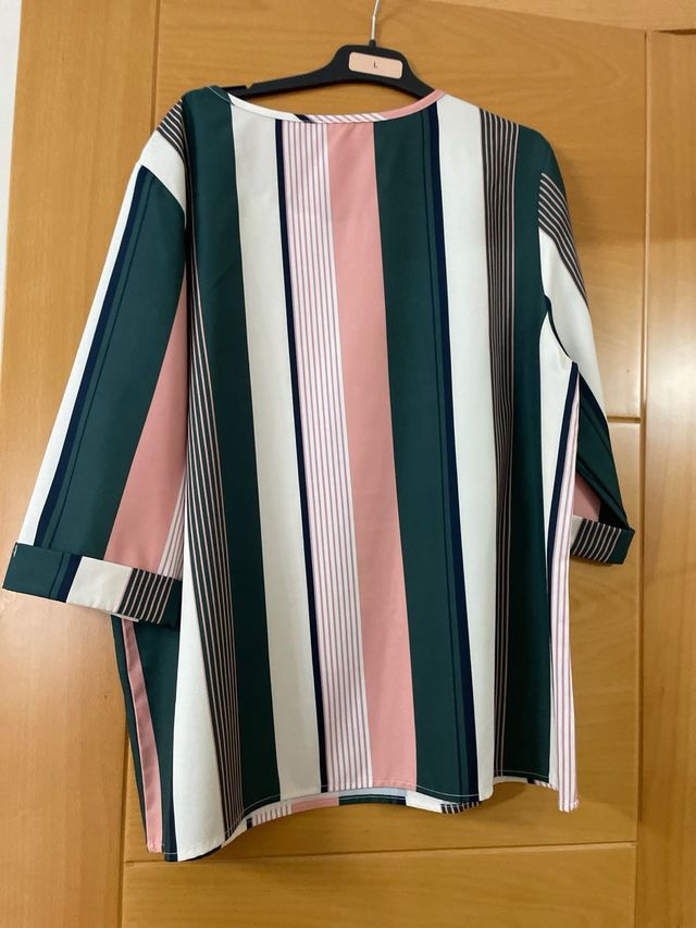 Camisa de señora con rayas