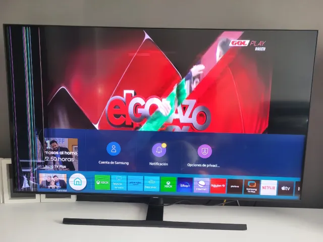 Samsung 55Q70 TV para reparar