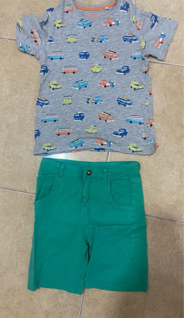Conjunto camiseta y bermudas 8-9 años