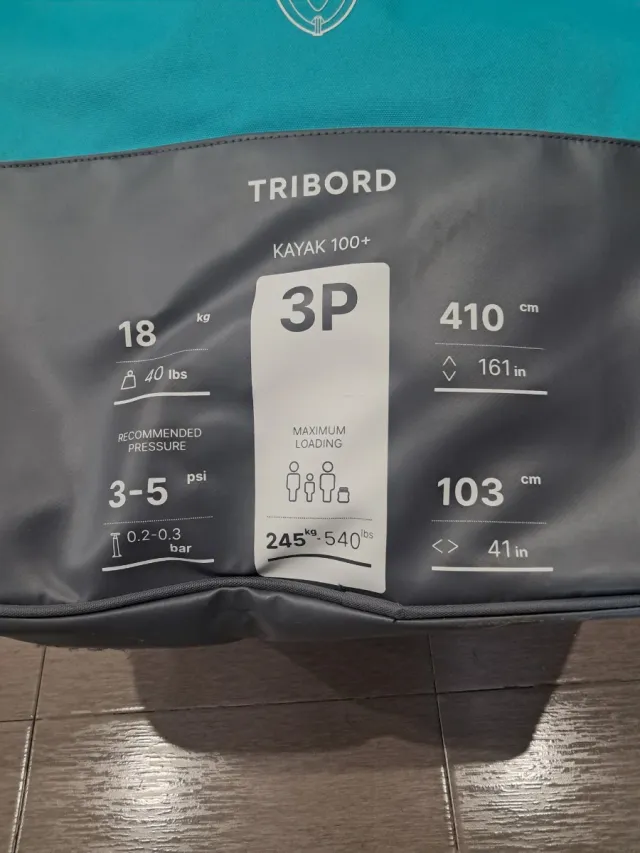 Kayak hinchable Tribord 3P