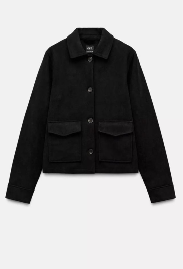 Chaqueta Zara efecto ante