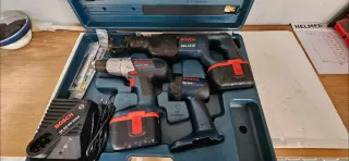 Conjunto Bosch Batería 24V,Taladro, Sierra, Foco