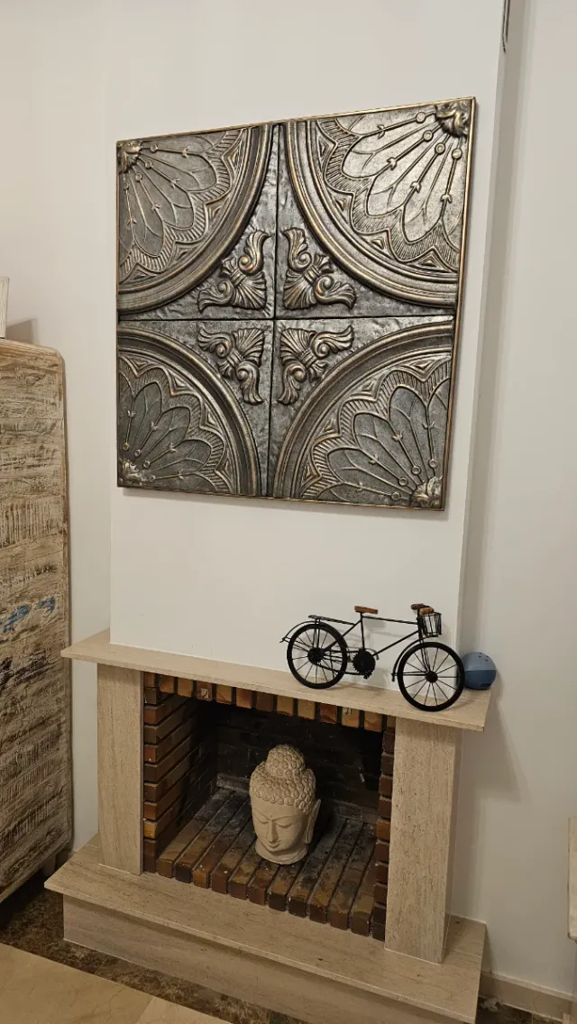 Cuadro en relieve acero Katatori