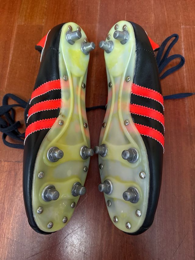 Botas Fútbol Adidas Vintage Tacos Metálicos