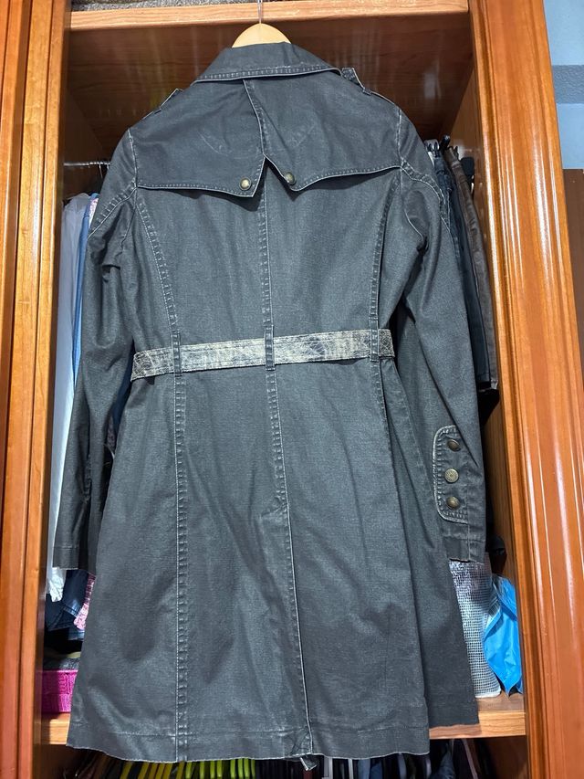 Abrigo vaquero tipo vintage doble pecho