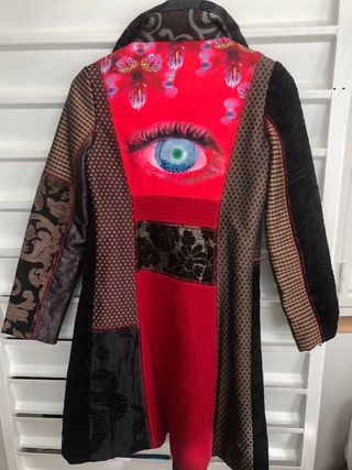 Abrigo patchwork desigual talla única