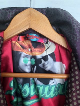 Abrigo patchwork desigual talla única