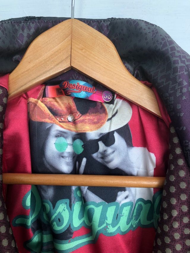 Abrigo patchwork desigual talla única