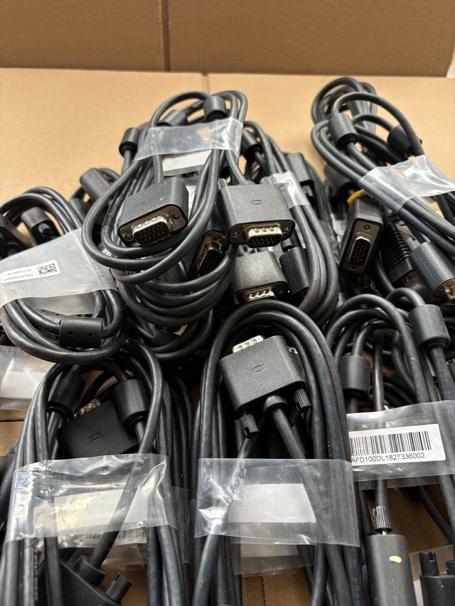 Lote 20x Cables VGA Negro