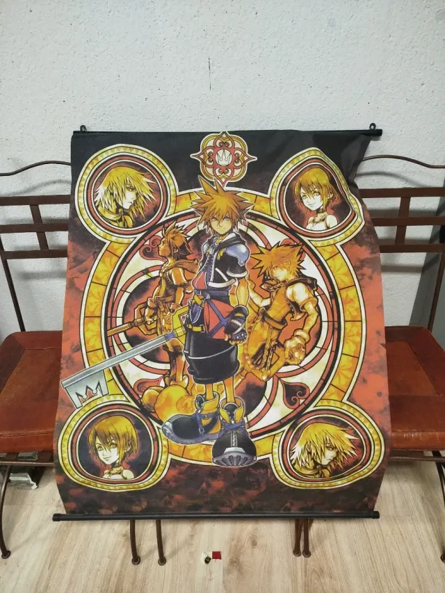 Bandiera in tessuto Kingdom Hearts