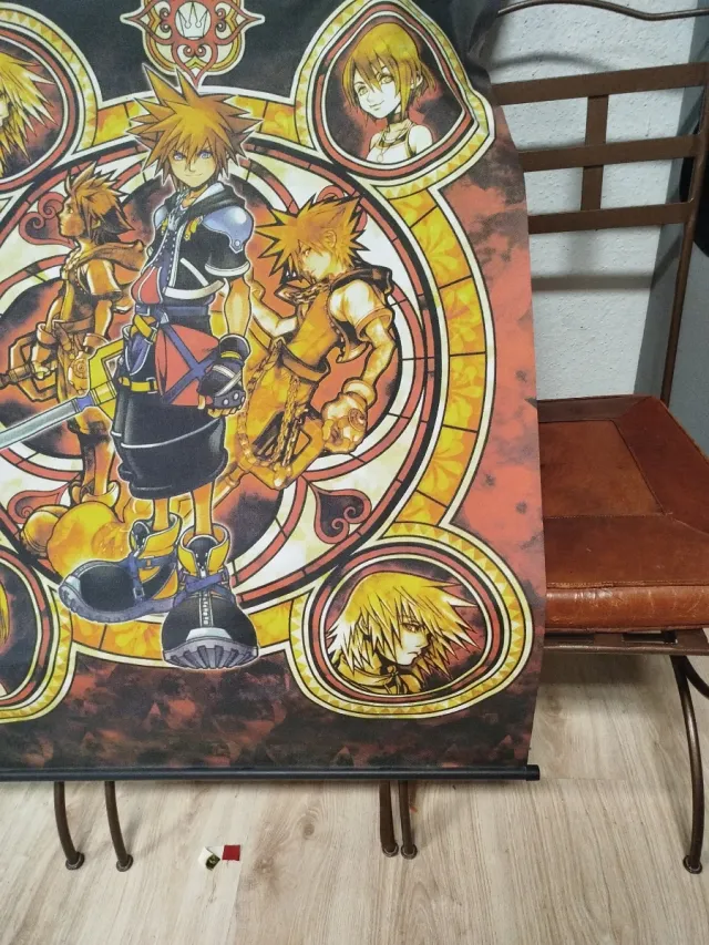 Bandiera in tessuto Kingdom Hearts