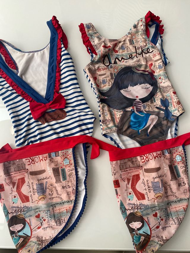 Bañadores y pareo Anekke con estampado