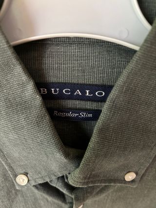 Camicia uomo Bucalo verde