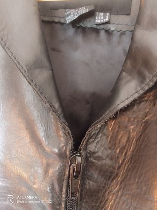 Cazadora Zara de piel