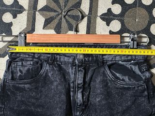 Pantalón mom gris efecto lavado