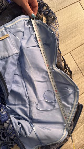 Vestido de fiesta azul y negro talla M