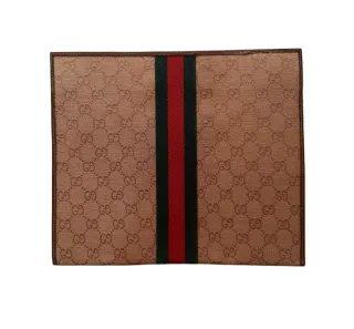 Bolso Gucci lona y cuero años 70
