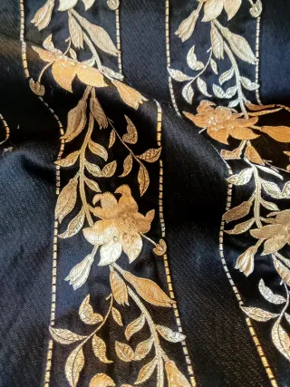 Tessuto Valentino Atelier Broccato Seta Vintage