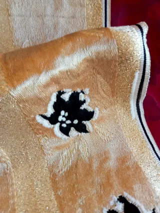 Tessuto Valentino Atelier Broccato Seta Vintage