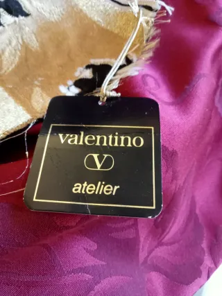 Tessuto Valentino Atelier Broccato Seta Vintage