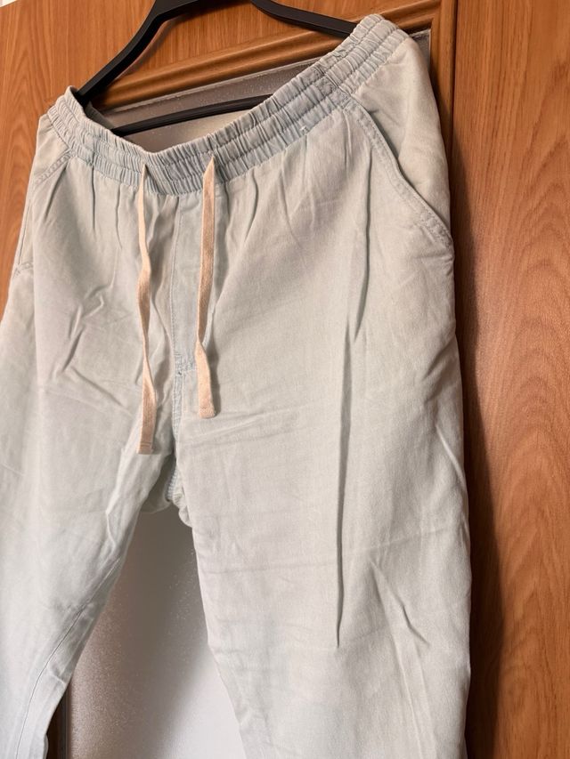 Pantalón Baggy pull and bear Azul