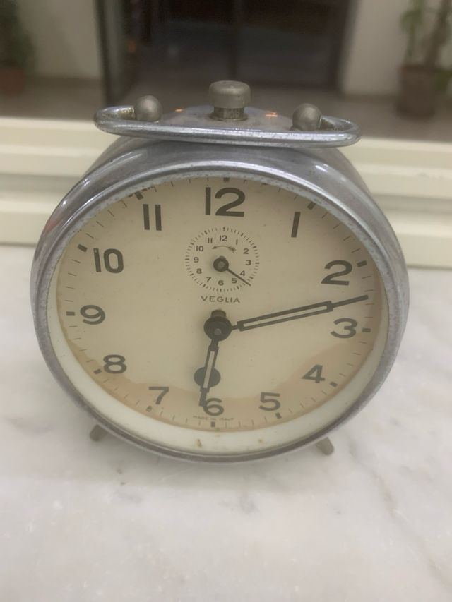 n.2 Orologio Sveglia Vintage Carica Manuale