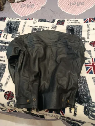Chaqueta de piel para moto