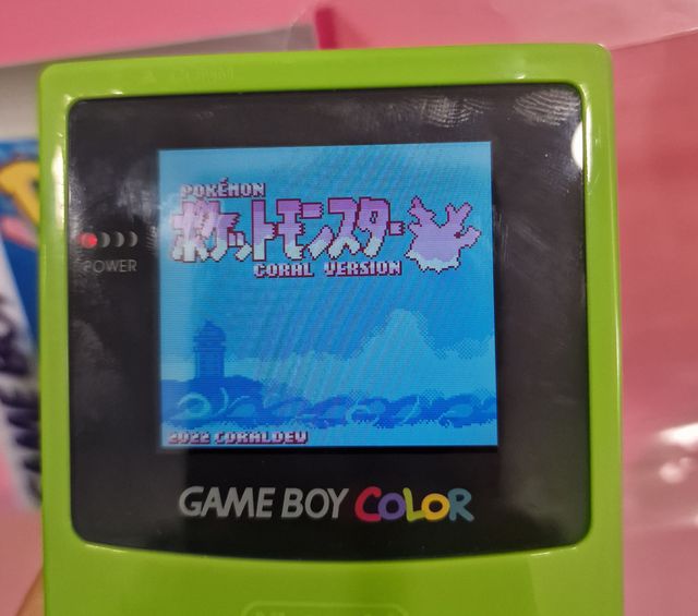 Pokemon Coral Version Game Boy Color