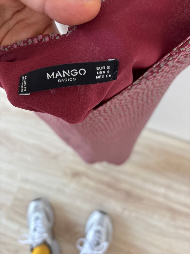 Vestido Mango flores Talla S