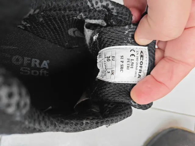 Calzado de seguridad Cofra Talla 36