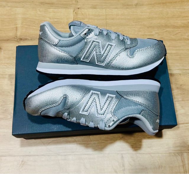 New Balance 500 Talla 36.5 Gris Plata