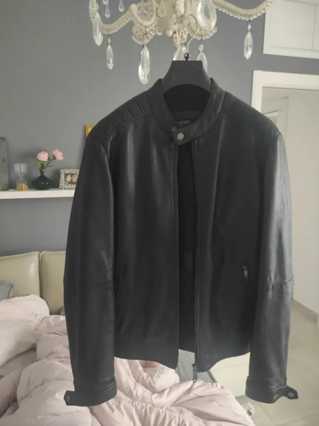 Giubbino Liu Jo pelle nero taglia S