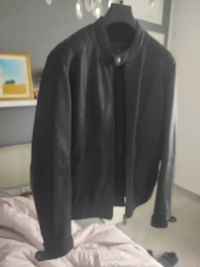 Giubbino Liu Jo pelle nero taglia S