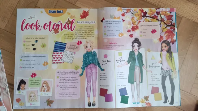 5 revistas de top model, pintura 3D y cinta