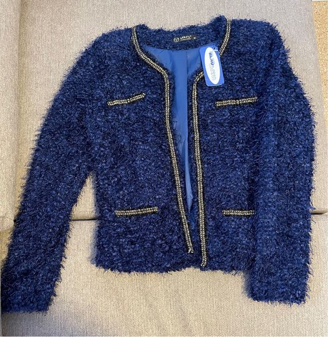 Chaqueta fiesta Vikey azul talla M