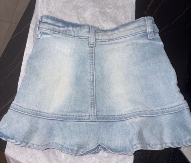 Gonna jeans Guess bambina con farfalle