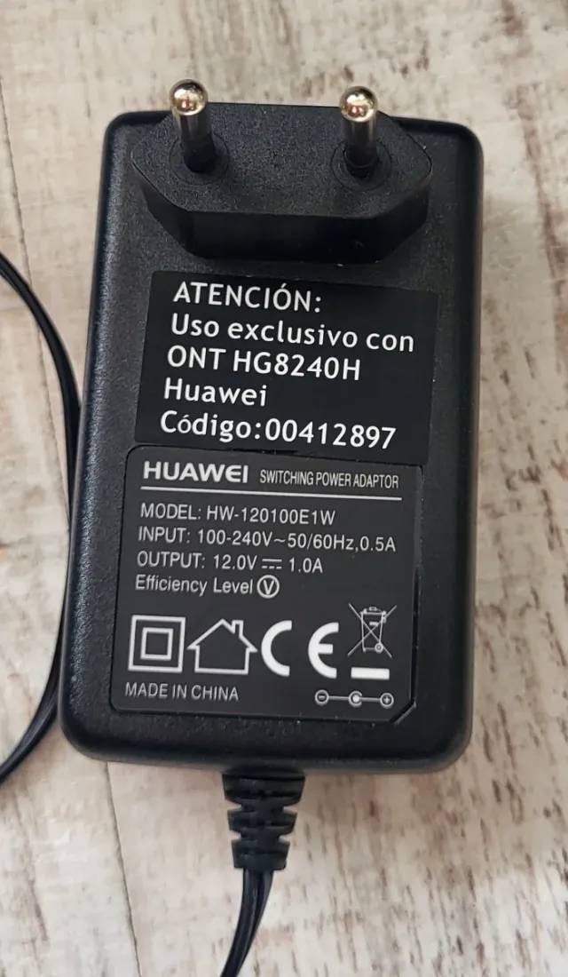 Cargador Huawei HW-120100E1W ONT HG8240H