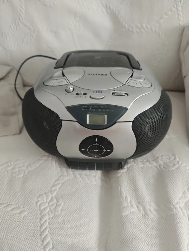 Reproductor CD Mx Onda Plata/Negro