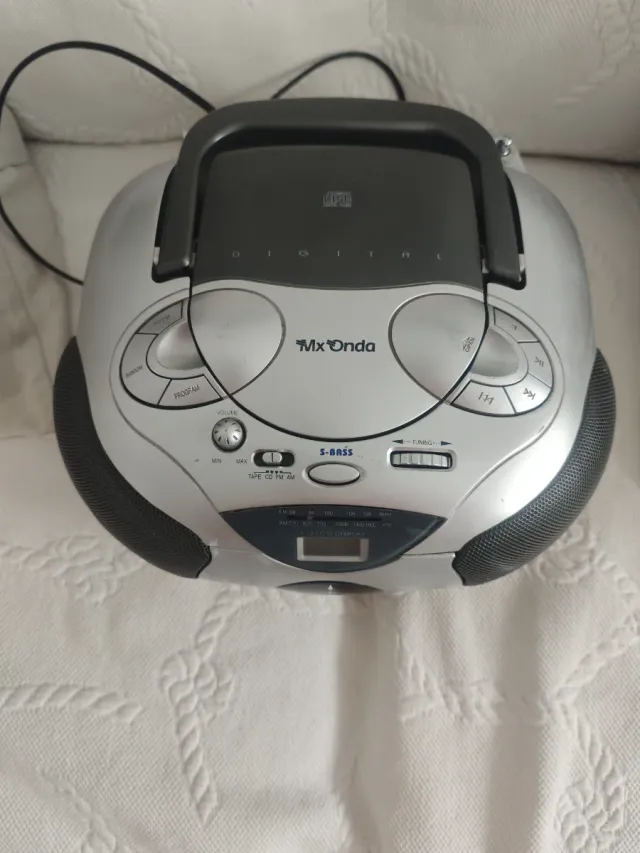 Reproductor CD Mx Onda Plata/Negro