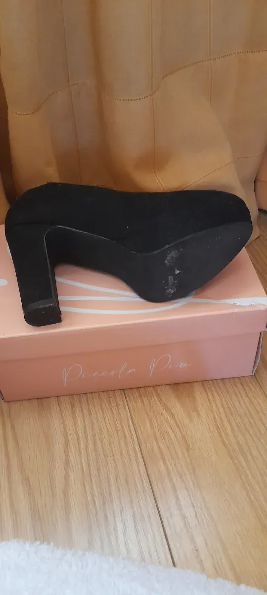 Zapatos de tacón negros talla 37